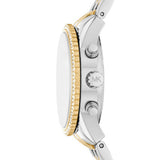 Michael Kors Bryant Quartz Two Tone Steel White Dial 35mm Watch MK7532