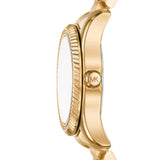 Michael Kors Lexington Quartz Gold Steel Green Dial 33mm Watch MK7622