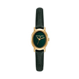 Michael Kors Maude Quartz Gold Steel Green Leather Strap 24mm Watch MK7633
