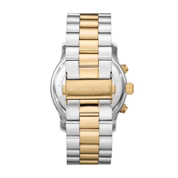 Michael Kors Runway Quartz Two Tone 45mm Unisex Watch MK9075