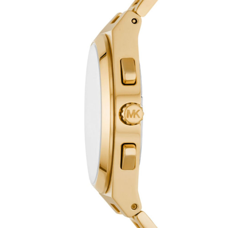 Michael Kors Lennox Quartz Gold Steel 41mm Watch MK9120