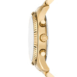Michael Kors Lexington Gold Chronograph Blue Dial 44mm Watch MK9153