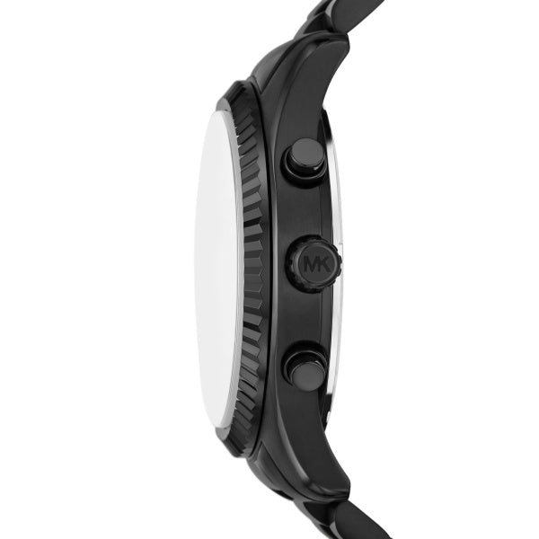 Michael Kors Lexington Quartz Black Tone Steel 44mm Watch MK9154