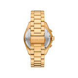 Michael Kors Maritime Quartz Gold Steel Blue Dial 45mm Watch MK9202
