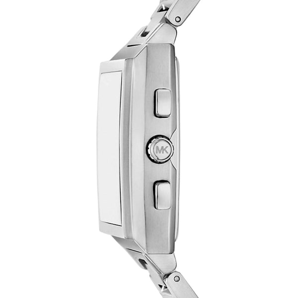 Michael Kors Rhys Quartz Silver Steel Black Dial 40mm Watch MK9230