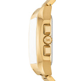 Michael Kors Hayes Quartz Gold Steel Black Dial 40mm Watch MK9281