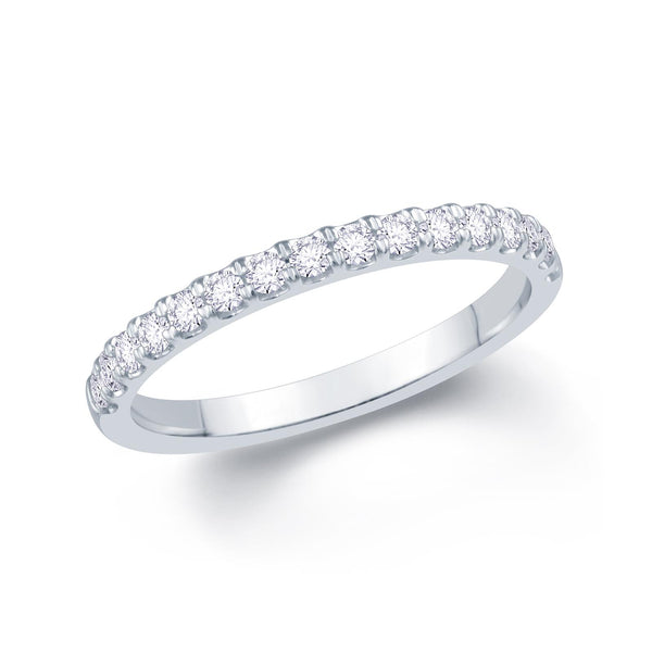 Platinum Round Split Claw 0.30ct Diamond Ring