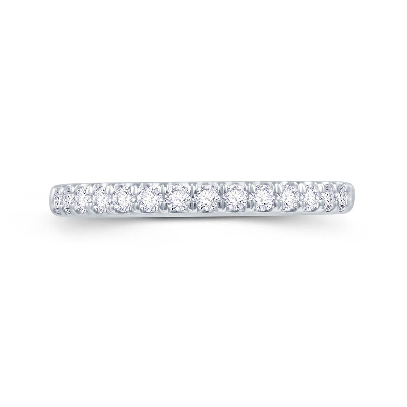 Platinum Split Claw 0.30ct Diamond Wedding Ring