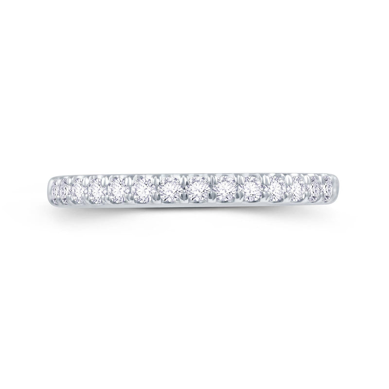 18ct White Gold Split Claw 0.30ct Diamond Wedding Ring