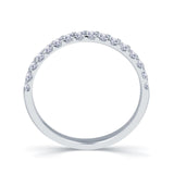 Platinum Split Claw 0.55ct Diamond Wedding Ring