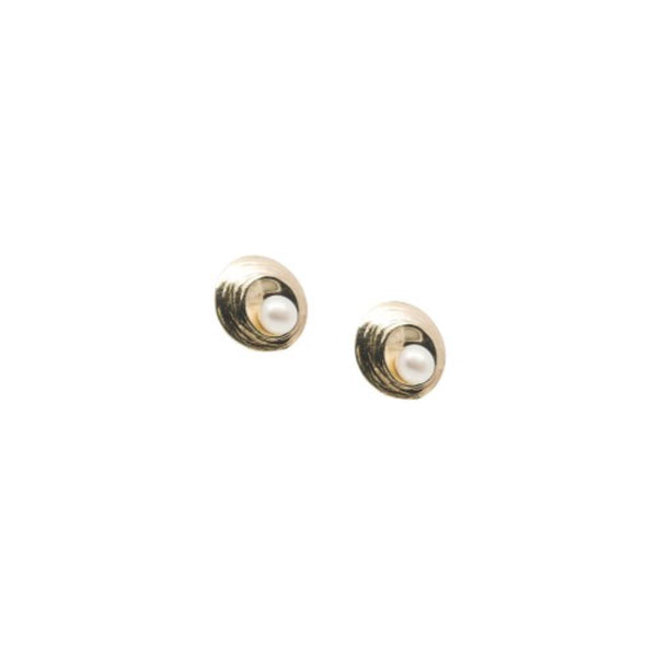 Martina Hamilton 9ct Gold Oyster Pearl Stud Earrings