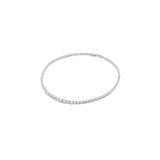 Carat London Taryn Sterling Silver Tennis Necklace