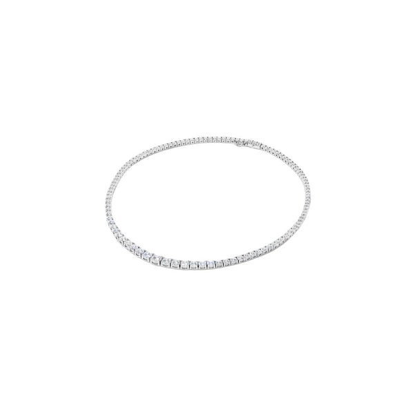 Carat London Taryn Sterling Silver Tennis Necklace