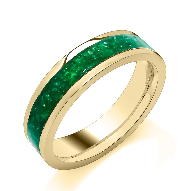 9ct Gold Ruby / Sapphire / Emerald Ring Band