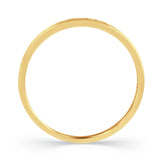 9ct Gold Round Channel 0.10ct Diamond Wedding Ring