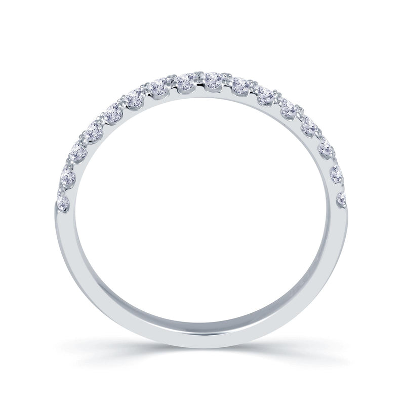 18ct White Gold Round Split Claw 0.85ct Diamond Ring