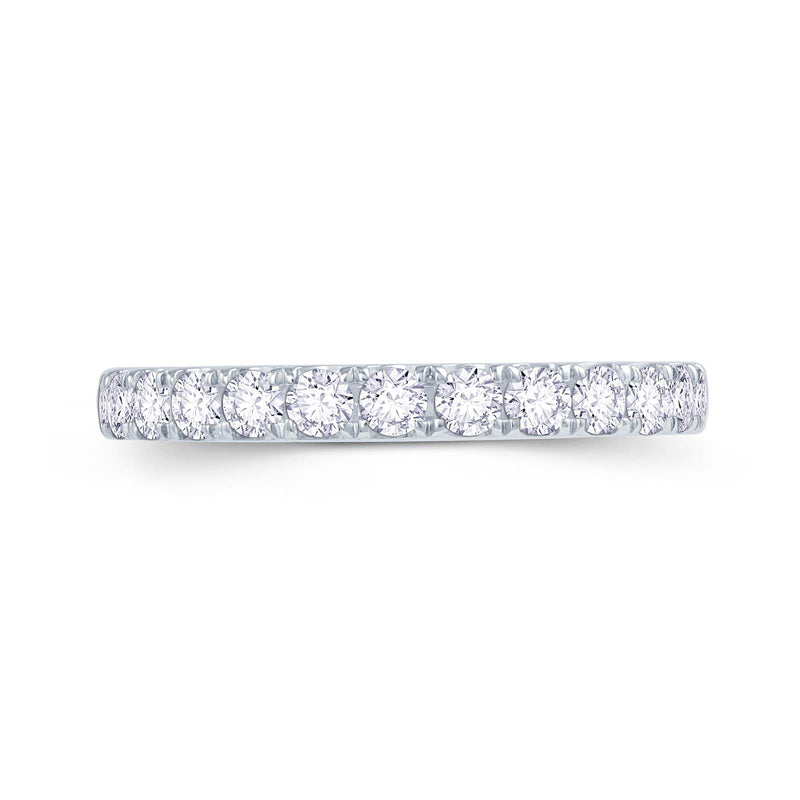 18ct White Gold Round Split Claw 0.85ct Diamond Ring