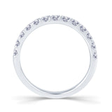 18ct White Gold Round Split Claw 0.85ct Diamond Ring