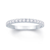 18ct White Gold Split Claw 0.30ct Diamond Wedding Ring