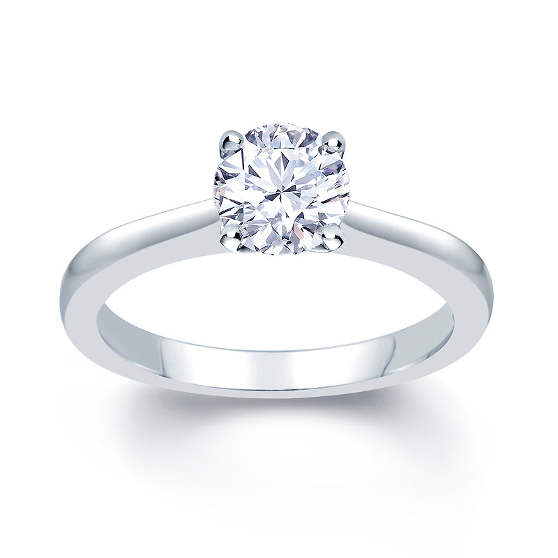 0.70ct Diamond Solitaire Platinum Ring