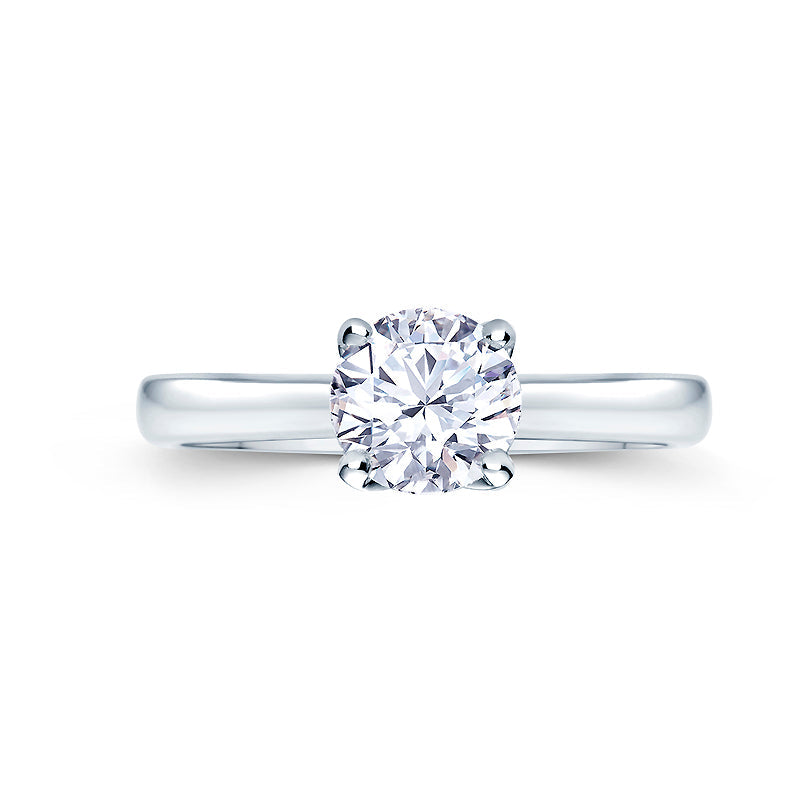 0.70ct Diamond Solitaire Platinum Ring