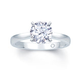 0.30ct Diamond Solitaire with 0.10ct Hidden Infinity Platinum Ring