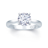 0.50ct Diamond Solitaire with 0.10ct Hidden Infinity Platinum Ring