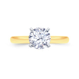 0.50ct Diamond Solitaire with 0.10ct Hidden Infinity 18ct Gold Ring