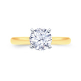 1.0ct Diamond Solitaire with 0.10ct Hidden Infinity 18ct Gold Ring