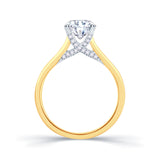 0.70ct Diamond Solitaire with 0.10ct Hidden Infinity 18ct Gold Ring