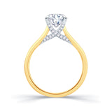 0.50ct Diamond Solitaire with 0.10ct Hidden Infinity 18ct Gold Ring