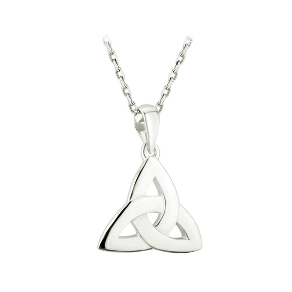 Sterling Silver Trinity Knot Pendant Necklace