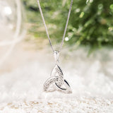 Sterling Silver Celtic Trinity Knot Necklace