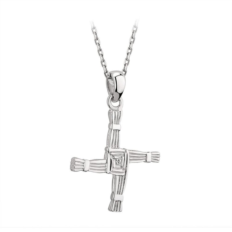 Sterling Silver St. Brigids Cross Necklace