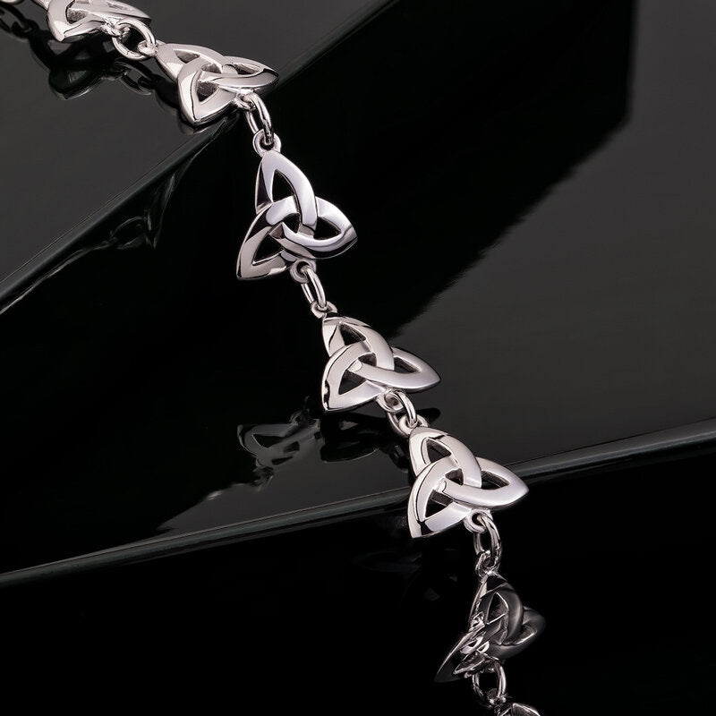 Sterling Silver Trinity Knot Bracelet