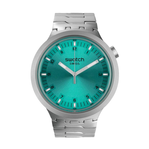 Swatch Aqua Shimmer Quartz 47cm Watch SB07S100G