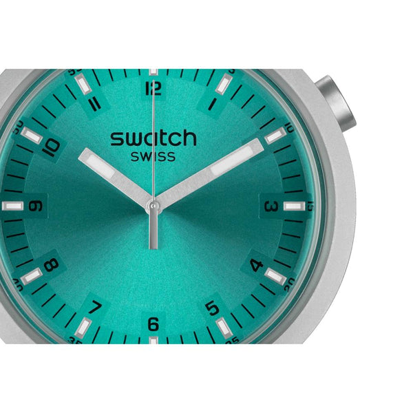 Swatch Aqua Shimmer Quartz 47cm Watch SB07S100G