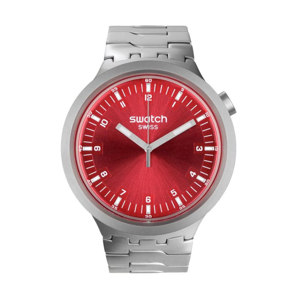 Swatch Scarlet Shimmer Quartz 47cm Watch SB07S104G
