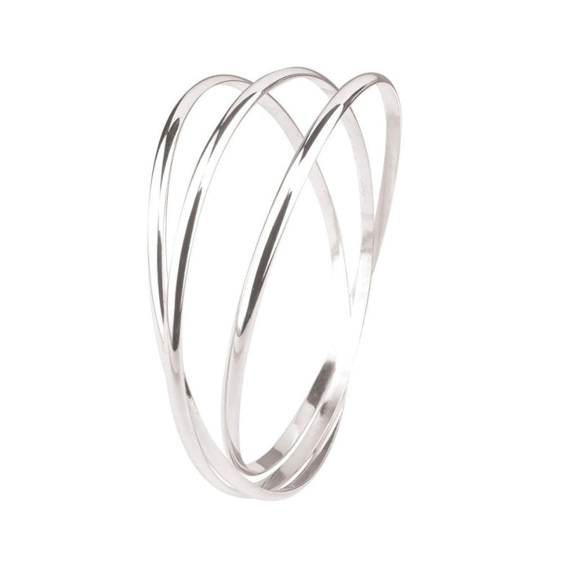 Sterling Silver Triple Bangle