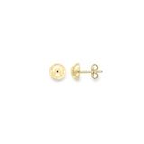 9ct Gold Diamond Cut Stud Earrings