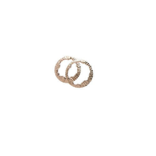 Martina Hamilton Shell 9ct Rose Gold Small Stud Earrings