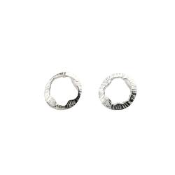 Martina Hamilton Shell Sterling Silver Small Stud Earrings