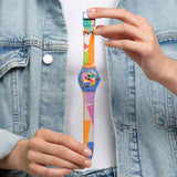 Swatch Matisse's Snail Quartz 34mm Watch SO28Z127C