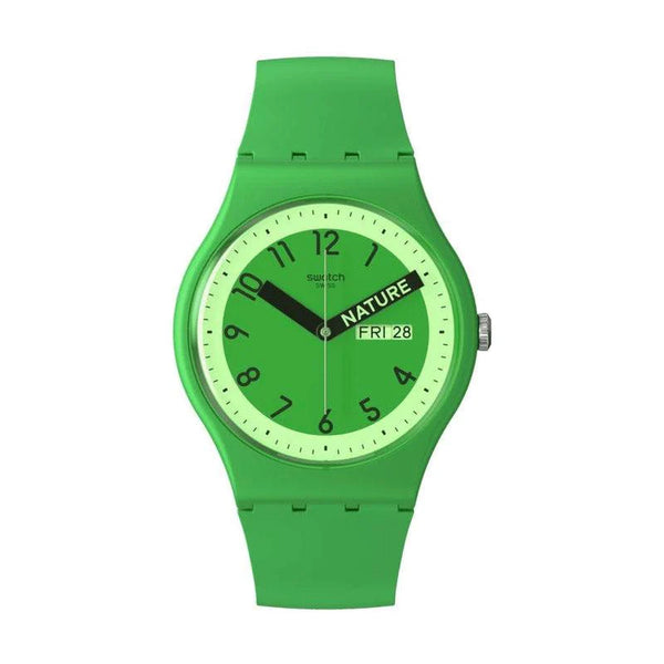 Swatch Proundly Green Quartz 41cm Watch SO29G704
