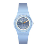 Swatch Frozen Waterfall Quartz 34mm Watch SO31L100