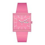 Swatch What if...Rose Quartz 33.25mm Watch SO34P700