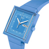 Swatch What if...Sky Quartz 33.25mm Watch SO34S700