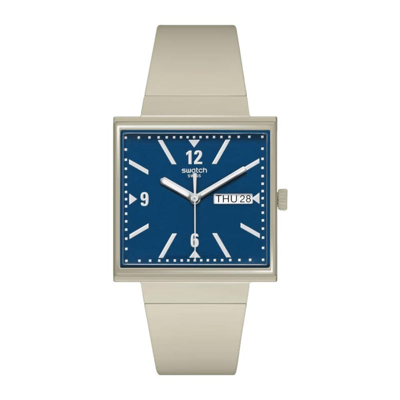 Swatch What if...Beige Quartz 33.25mm Watch SO34T700