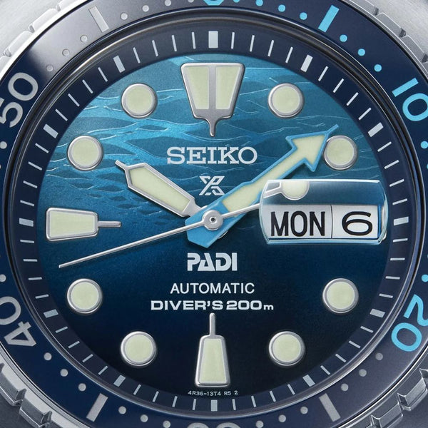 Seiko Prospex Automatic Great Blue King Turtle PADI Special Edition 45mm Watch SRPK01K1