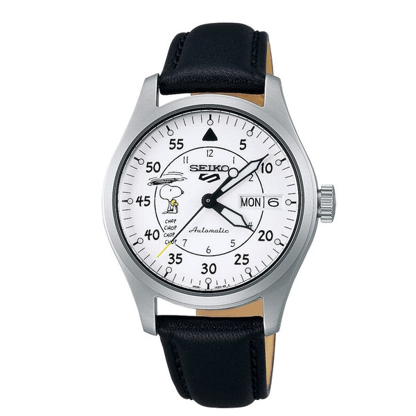 Seiko 5 Sports x Peanuts 'Surfboard' Limited Edition 38mm Watch SRPK27K1